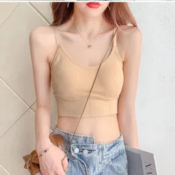 mahek creative Women Cami Bra Lightly Padded Bra-picture-12