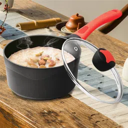 milton Pro Cook Die Cast Milk Pan With Lid and Handle Milk Pan 18.5 cm diameter with Lid 2.15 L capacity image 4