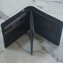 rialzo Men Formal Black Genuine Leather Wallet image 2