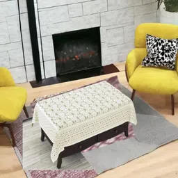 mangeram Cotton 2 Seater Floral Table Cover-picture-31