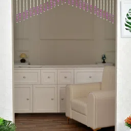 polartains 60 cm (2 ft) Door PVC Transparent Curtain Single Curtain image 4