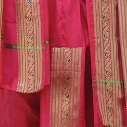 Exotic India Ready To Wear Dhoti And Angavastram Set image 3