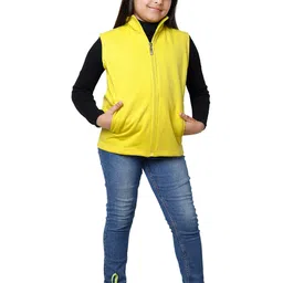 BAESD Girls Fleece Lightweight Open Front Jacket image 5