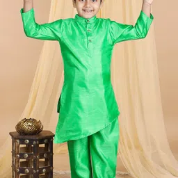 Cutiekins Boys Straight Kurta With Pyjamas image 5