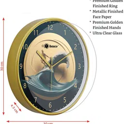 bosco Analog 30 cm X 30 cm Wall Clock image 3