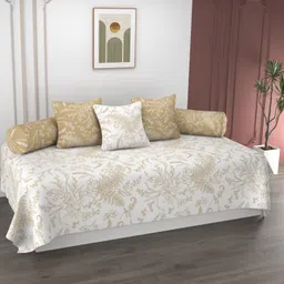 hidecor Cotton Floral Diwan Set-picture-17