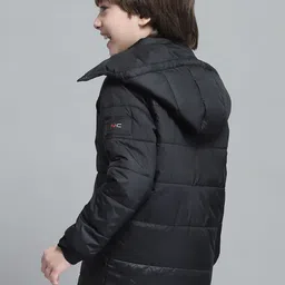 Monte Carlo Boys Hooded Solid Casual Lightweight Padded Jacket image 2