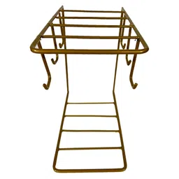 Kuber Industries Gold toned Iron Cup Stand With 6 Hooks image 5