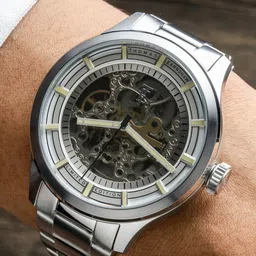 EARNSHAW Men Scott Skeleton Dial Scratch Resistance Automatic Analogue Motion Watch-ES-825 image 5