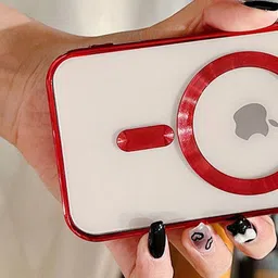 Luxury Kase Plating Magnetic Soft Cover iPhone 15 Plus Back Case image 4