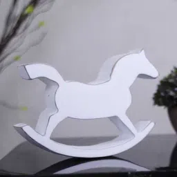 Gallop Glide White Horse Artifact (White)-image-22