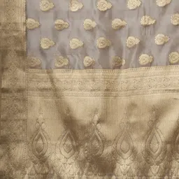 Anouk Woven Design Ethnic Motifs Zari Banarasi Saree image 2