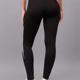 cosvos Solid Women Black Tights image 3