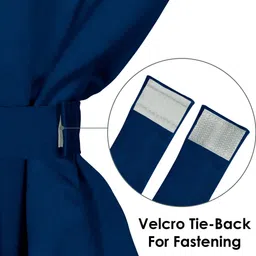 story@home 215 cm (7 ft) Polyester, Silk Blackout Door Curtain Single Curtain image 3