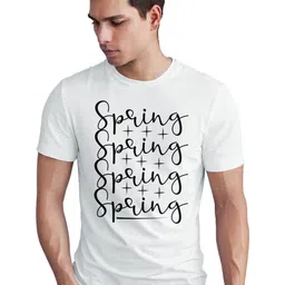 Seekbuylove Men Bio Finish Typography Printed Pure Cotton T-shirt-picture-23