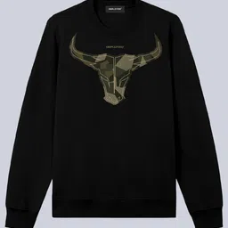 DEPLOYED Men Graphic Printed Round Neck Long Sleeves Pullover Sweatshirt image 5