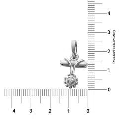 Surat Diamond Jewellery Real Diamond & Sterling Silver Pendant image 4