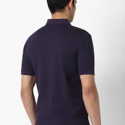 Peter England Men Printed Polo Collar T-shirt image 4