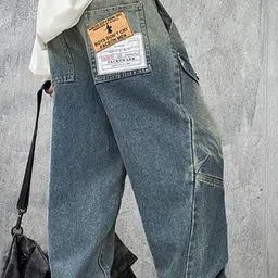 LULU & SKY Boys Faded Trousers image 5