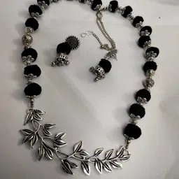 MAYANKS Beaded Oxidized Jewellery Set-picture-37