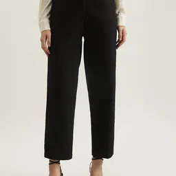 Iconic Women High-Rise Regular Trousers-image-89