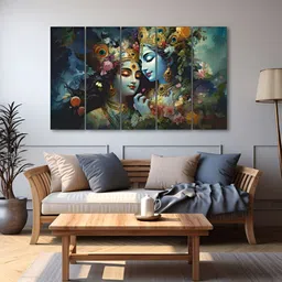The Castle Decor Multicoloured 1 Piece Wood Religious Wall Paintings-image-19