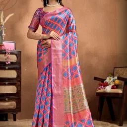 Vmdesigns Zari Silk Blend Designer Mysore Silk Saree-picture-20