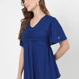 House Of Zelena Flutter Sleeve Top image 4