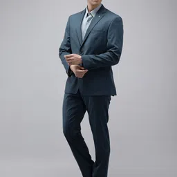 Theme Notched Lapel Single-Breasted Formal 2 Piece Suits image 5