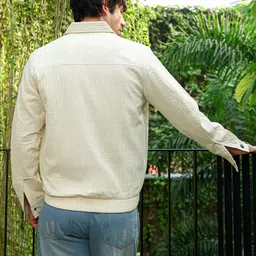 Campus Sutra Men Lightweight Bomber Jacket image 5