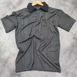 GREENFLAIR Men Polo Collar Drop-Shoulder Sleeves Stretchex Pockets T-shirt with Mask-picture-27