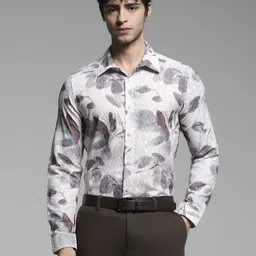 Jack & Jones Men Spread Collar Floral Printed Cotton Casual Shirt-picture-41