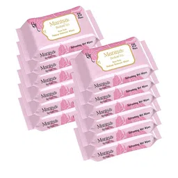 Manisa Beaute Co. Set Of 12 Rose Flush Makeup Remover Wipes - 25 Wipes Each-picture-14