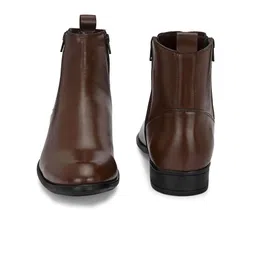 The Roadster Lifestyle Co Men Casual Mid-Top Zipper Regular Boots image 3