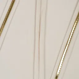 HOSTA HOMES White And Gold Velvet Rectangle Cushion Cover image 4