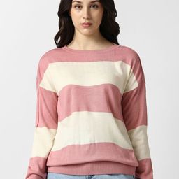 Van Heusen Woman Colourblocked Pullover Sweaters-picture-6