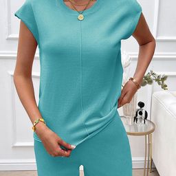 JC Mode Round Neck Top With Shorts Co-Ords-picture-17