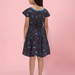 Sangria Girls Printed Frock image 2