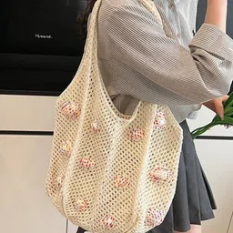 CORSICA Women Textured Structured Embroidered Hobo Bag-picture-30