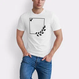 Seekbuylove Men Bio Finish Typography Printed Pure Cotton T-shirt image 5