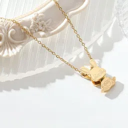 MYKI Gold-Plated Animal Shaped Pendants with Chains-image-88