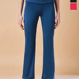 COLOR CAPITAL Pack Of 3 Mid-Rise Flared Gym Tights-picture-12