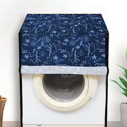 DREAM CARE Blue Printed Dustproof & Waterproof Front Loading Washing Machine Cover 6Kg-picture-9