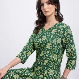 Anouk Rustic Floral Print Kurta-image-87