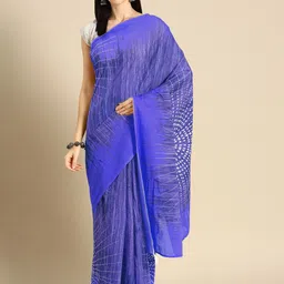 BUTA BUTI Abstract Printed Pure Cotton Saree-picture-23