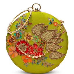 ARTKLIM Embroidered Box Clutch image 2