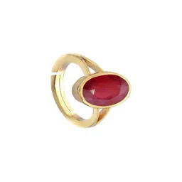 GenZcomplex Gold-Plated Brass Finger Ring image 1