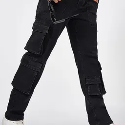 SF JEANS by Pantaloons Men Slash Knee Jeans image 2