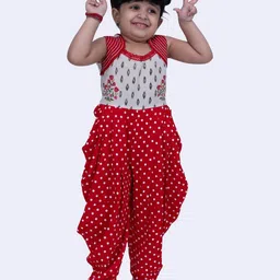 Twisha Girls Printed Basic Jumpsuit-image-99