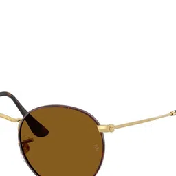 Ray-Ban Men Round Sunglasses with UV Protected Lens 8056262484678 image 4